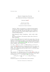 Milne’s Correcting Factor and Derived De Rham Cohomology