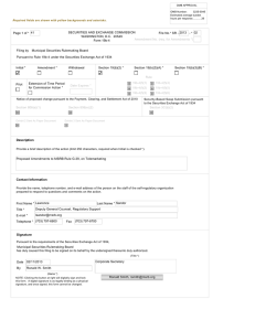 Amendment No. (req. for Amendments *) SECURITIES AND EXCHANGE COMMISSION 02 - *