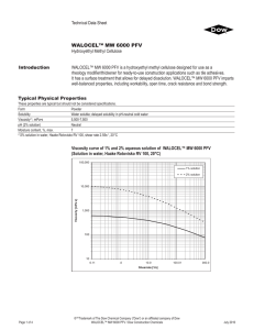 WALOCEL™ MW 6000 PFV