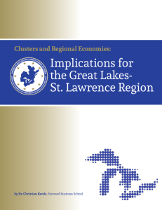 Implications for the Great Lakes- St. Lawrence Region Clusters and Regional Economies: