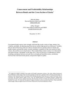 Comovement and Predictability Relationships Between Bonds and the Cross-Section of Stocks