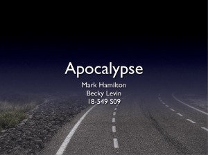Apocalypse Mark Hamilton Becky Levin 18-549 S09