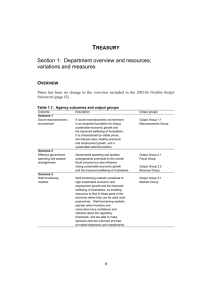 T  Section 1:  Department overview and resources; variations and measures