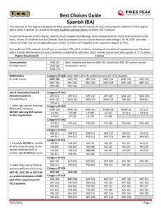 Best Choices Guide Spanish (BA)