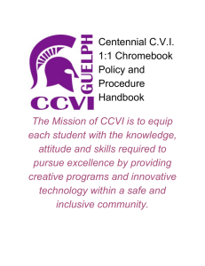   Centennial C.V.I.   1:1 Chromebook   Policy and 