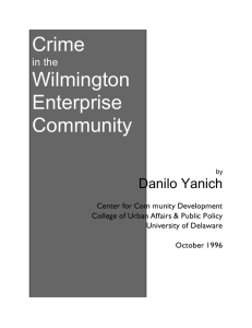Crime Wilmington Enterprise Community