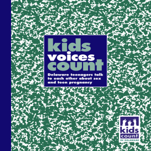 kids count voices Delaware teenagers talk