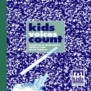 kids count voices Listening to Delaware’s