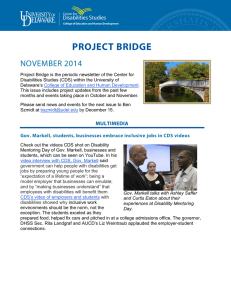 PROJECT BRIDGE NOVEMBER 2014