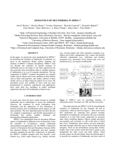 SEMANTICS OF MULTIMEDIA IN MPEG-7