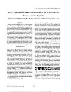 Dai MULTI-LAYER  SEMANTIC REPRESENTATION LEARNING  FOR IMAGE RETRIEVAL EI: Wei Jiang.