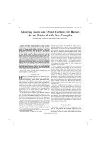 Modeling Scene and Object Contexts for Human Fellow, IEEE