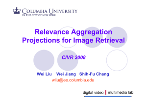 Relevance Aggregation Projections for Image Retrieval CIVR 2008