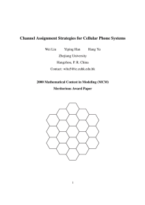 Channel Assignment Strategies for Cellular Phone Systems