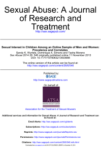 Sexual Abuse: A Journal of Research and Treatment