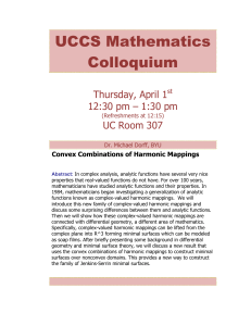 UCCS Mathematics Colloquium Thursday, April 1