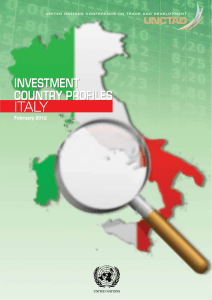 ITALY INVESTMENT COUNTRY PROFILES February 2012