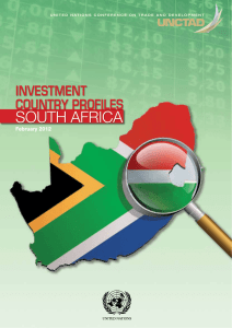 SOUTH AFRICA INVESTMENT COUNTRY PROFILES February 2012