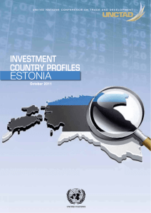 ESTONIA INVESTMENT COUNTRY PROFILES October 2011