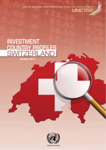 SWITZERLAND INVESTMENT COUNTRY PROFILES October 2011