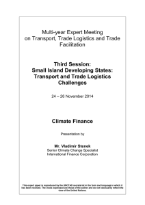 Multi-year Expert Meeting on Transport, Trade Logistics and Trade Facilitation