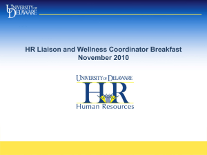 HR Liaison and Wellness Coordinator Breakfast November 2010