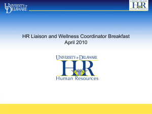 HR Liaison and Wellness Coordinator Breakfast April 2010