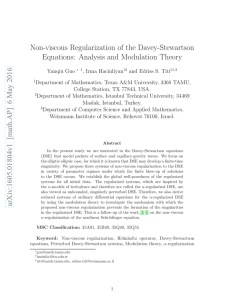 Non-viscous Regularization of the Davey-Stewartson Equations: Analysis and Modulation Theory