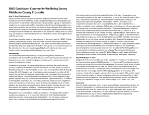 2015 DataHaven Community Wellbeing Survey Middlesex County Crosstabs