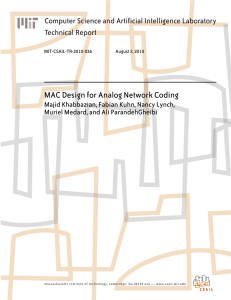 MAC Design for Analog Network Coding Technical Report