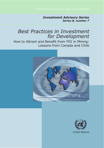 Best Practices in Investment for Development Lessons from Canada and Chile