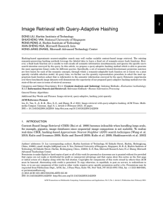 Image Retrieval with Query-Adaptive Hashing 2
