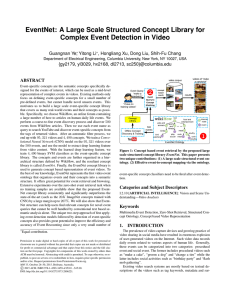 EventNet: A Large Scale Structured Concept Library for