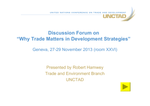 Discussion Forum on “Why Trade Matters in Development Strategies”