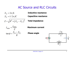 AC Source and RLC Circuits ( ) π