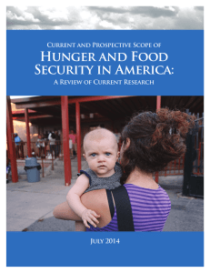Hunger and Food Security in America: July 2014