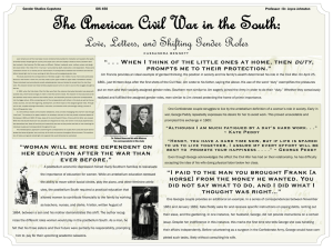 The American Civil War in the South: