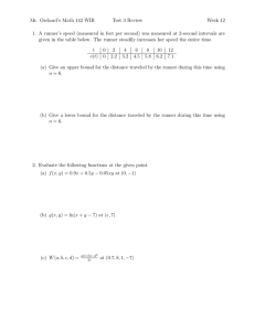 Mr. Orchard’s Math 142 WIR Test 3 Review Week 12