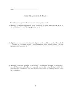Math 166 Quiz 7: 2.3, 2.4, 3.1