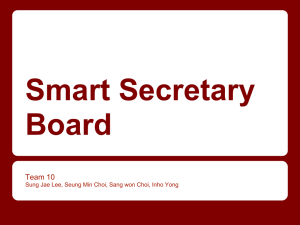 Smart Secretary Board Team 10