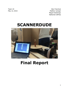 SCANNERDUDE  Final Report