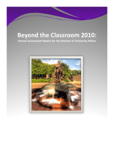 Beyond the Classroom 2010: