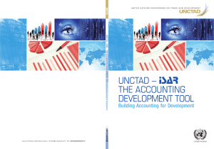 UNCTAD – THE ACCOUNTING DEVELOPMENT TOOL Building Accounting for Development