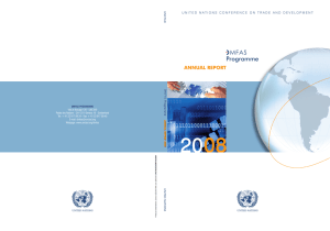 Programme AnnuAl RepoRt
