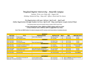 Wayland Baptist University - Amarillo Campus