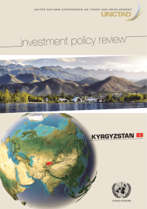 investment policy review KYRGYZSTAN