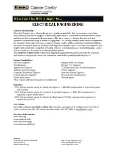 What Can I Do With A Major In…  ELECTRICAL ENGINEERING