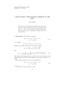 Georgian Mathematical Journal 1(1994), No. 2, 173-182 AXIS”