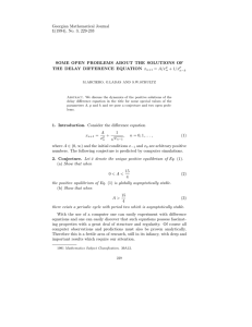 Georgian Mathematical Journal 1(1994), No. 3, 229-233 x