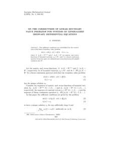 Georgian Mathematical Journal 1(1994), No. 4, 343-351